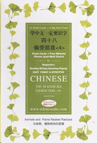 Chinese - The 48 Radicals Characters 4