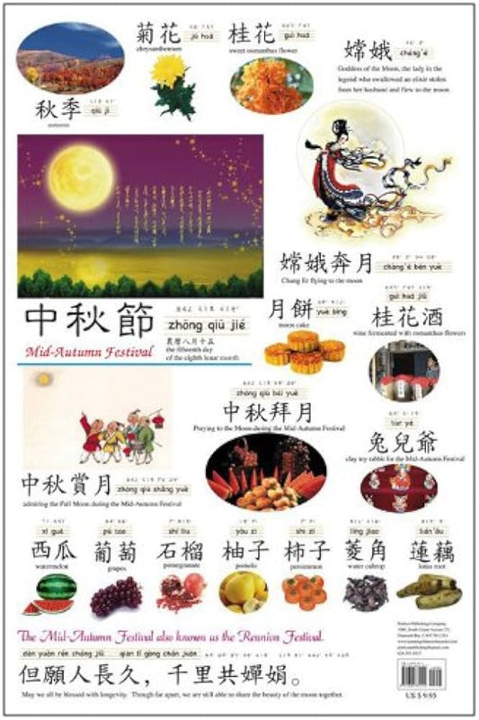 Chinese Festival Wall Chart: Mid-Autumn Festival - Traditional